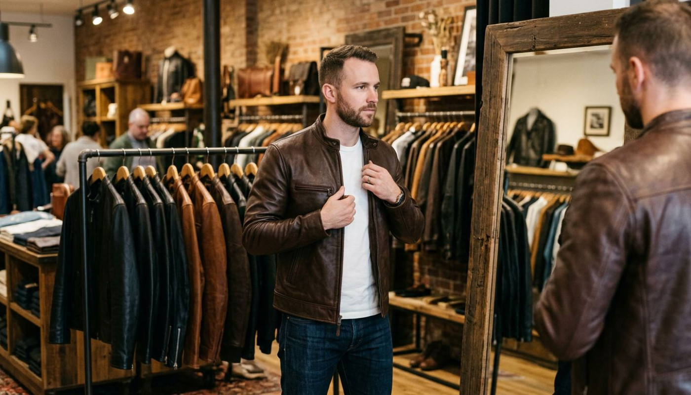 Wie man als Mann die richtige Lederjacke auswählt, ohne einen Fehler zu machen